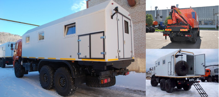 Передвижная автомастерская на базе КаМАЗ 43118